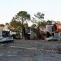 An apartment complex after the storm 