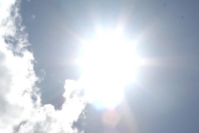 The hot African sun 