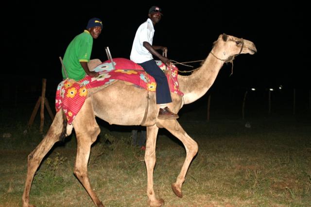 They came to the Crusade on foot, by car, bus and yes even by camel 