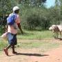 Villagers on the road to Homa-Bay 