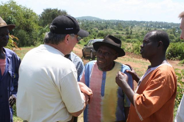 Pastor Terry meets The village Elder and Original Pastor of Homa-Bay Ezekiel Oruko. What an Honor! 