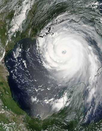 Satalite photo of Katrina