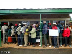 voting line in nyeri